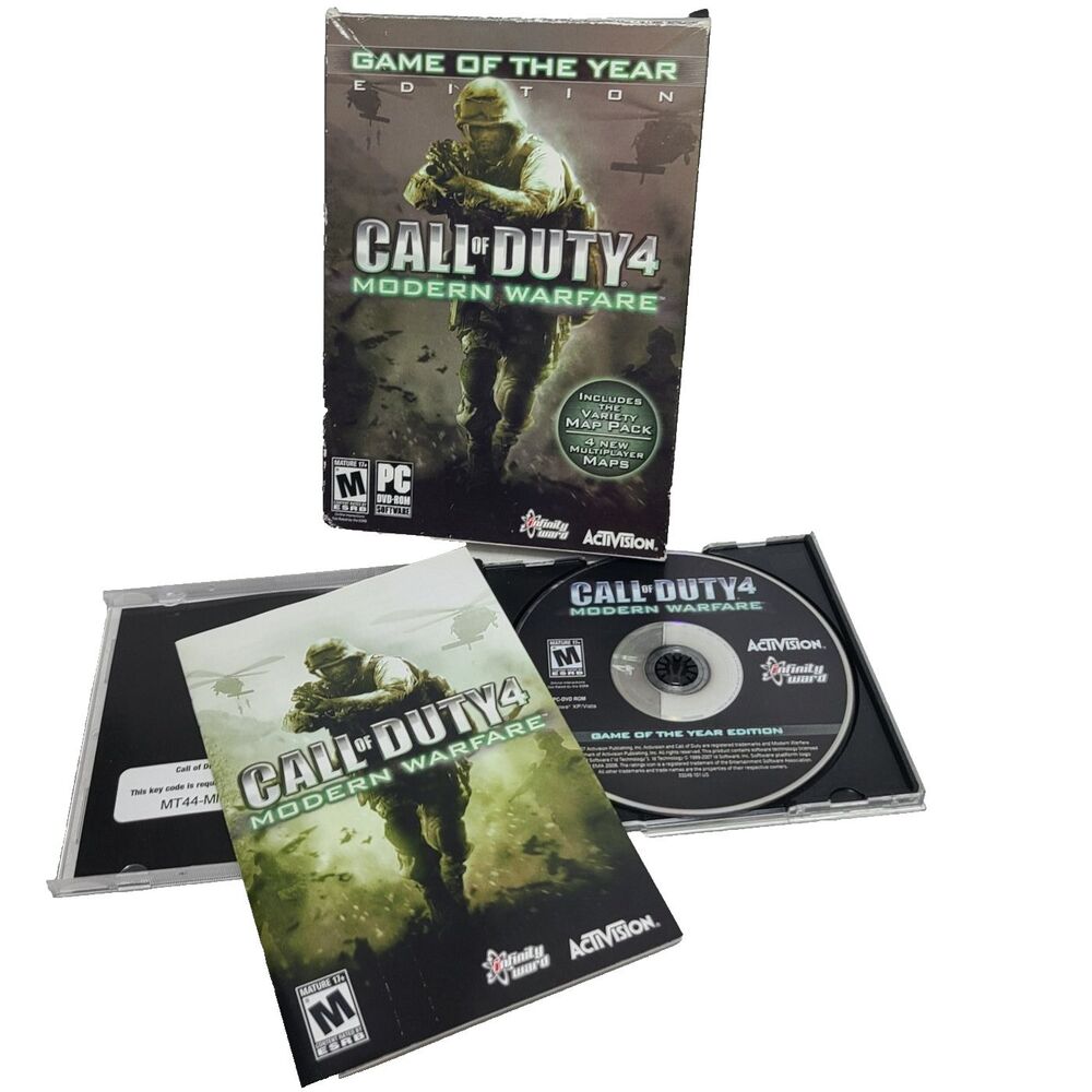 Call of Duty 4: Modern Warfare Game of the Year Edition (PC, 2008)